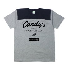 【Sのみ】O3 RUGBY GAME wear & goods Candy's S.Y.L. FOOTBALL TEE