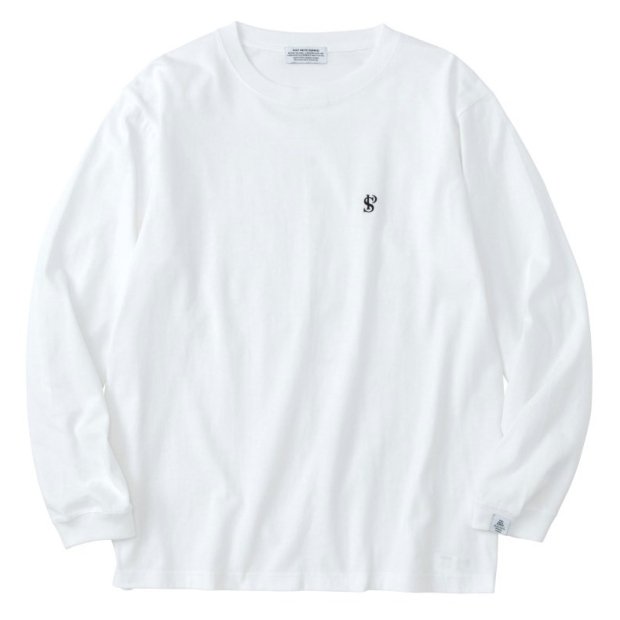 POET MEETS DUBWISE | SP Embroidery L/S T-Shirt -white- -Candyrim STORE-