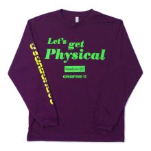 O3 RUGBY GAME wear & goods PHYSICAL dry L/S TEE -purple/neon green-