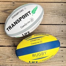 O3 RUGBY GAME wear & goods TRANSPORT × CANDYRIM & RL RUGBY BALL size 4 