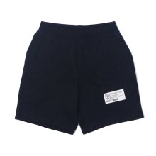 【Sのみ】O3 RUGBY GAME wear & goods LINE SWEAT HALF PANTS -black-