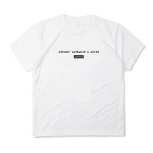 O3 RUGBY GAME wear & goods  RROGRAMING LOGO dry S/S TEE -white-