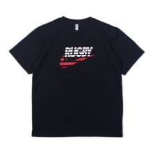 O3 RUGBY GAME wear & goods THE RUGBY BLACKS dry TEE -black/red/white-