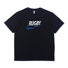 O3 RUGBY GAME wear & goods THE RUGBY BLACKS dry TEE -black/blue/white-