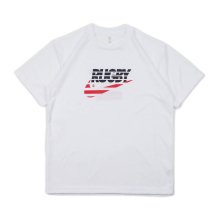O3 RUGBY GAME wear & goods THE RUGBY BLACKS dry TEE -white/red/black-