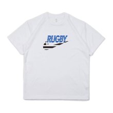 O3 RUGBY GAME wear & goods THE RUGBY BLACKS dry TEE -white/blue/black-
