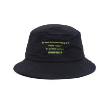 O3 RUGBY GAME wear & goods GOODRUGBY BUCKET HAT -black-