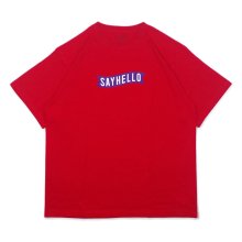 <img class='new_mark_img1' src='https://img.shop-pro.jp/img/new/icons14.gif' style='border:none;display:inline;margin:0px;padding:0px;width:auto;' />SAYHELLO BASIC Logo Tee -red-