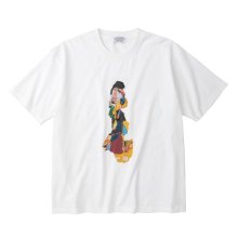 POET MEETS DUBWISE Killiman Jah Low Collage T-shirt -white-