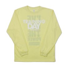 O3 RUGBY GAME wear & goods TRAINING DAY dry L/S TEE -lightyellow/offwhite-