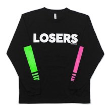 O3 RUGBY GAME wear & goods LOSERS dry L/S TEE -black-