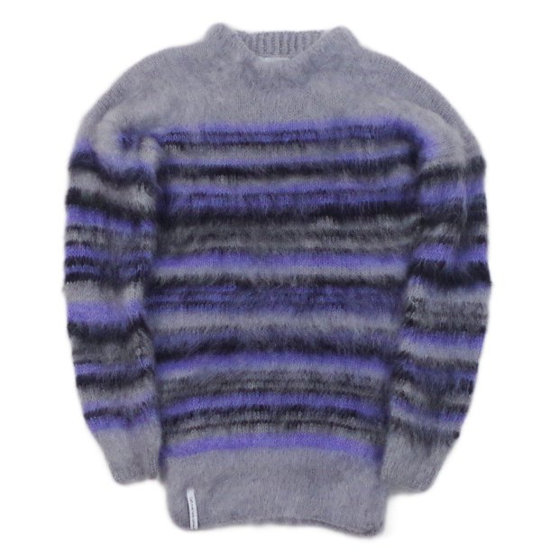 AKA SIX simon barker / SCRAP MOHAIR JUMPER BLACK SCRAP - Candyrim