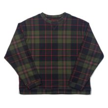 <img class='new_mark_img1' src='https://img.shop-pro.jp/img/new/icons14.gif' style='border:none;display:inline;margin:0px;padding:0px;width:auto;' />THE FABRIC CHECK FLEECE CREW -green-