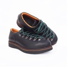 THE COLOR LEATHER BOOTS -black-