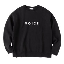 POET MEETS DUBWISE Voice Oversized Sweat -sumi-