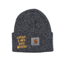 <img class='new_mark_img1' src='https://img.shop-pro.jp/img/new/icons14.gif' style='border:none;display:inline;margin:0px;padding:0px;width:auto;' />O3 RUGBY GAME wear & goods S.FONT BEANIE carhartt -blackwhite-
