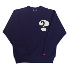 <img class='new_mark_img1' src='https://img.shop-pro.jp/img/new/icons14.gif' style='border:none;display:inline;margin:0px;padding:0px;width:auto;' />CANDYRIM -wareline- WHY？ CREW NECK SWEAT heavyweight -navy-