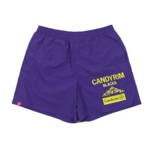 O3 RUGBY GAME wear & goods RUGBY NYLON EASY SHORTS -purple/yellow-