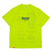O3 RUGBY GAME wear & goods  ALL ICON S/S TEE -neonyellow-