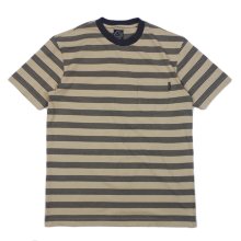 SAYHELLO Dads-Border S/S Top -brown-