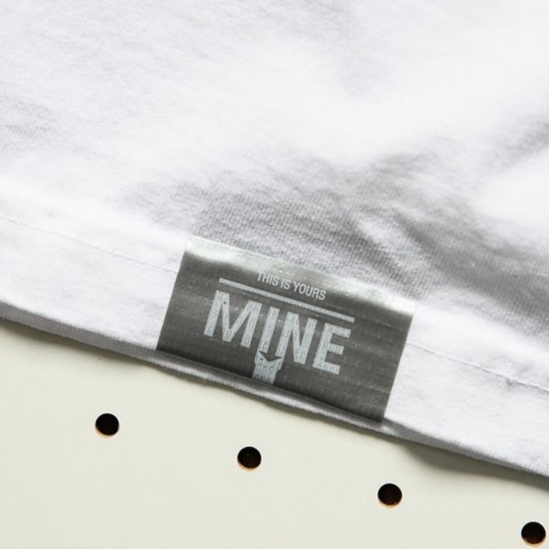 MINE | DUCT TAPE T-SHIRT / WHITE LABEL - Candyrim