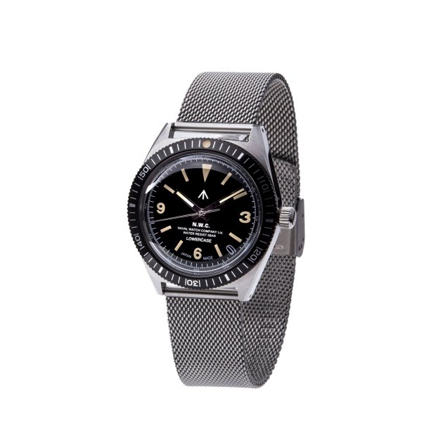 NAVAL WATCH | Produced By LOWERCASE FRXB001 Quartz Mesh Metal Strap  -Candyrim STORE-