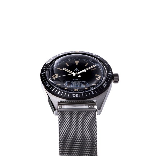 NAVAL WATCH | Produced By LOWERCASE FRXB001 Quartz Mesh Metal Strap  -Candyrim STORE-