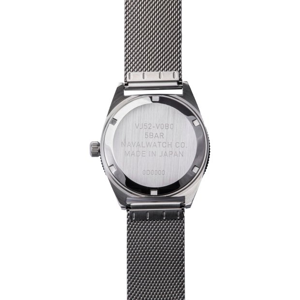 NAVAL WATCH | Produced By LOWERCASE FRXB001 Quartz Mesh Metal Strap  -Candyrim STORE-