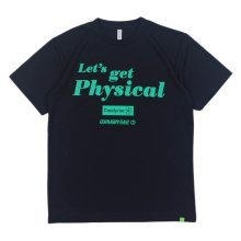 O3 RUGBY GAME wear & goods PHYSICAL dry S/S TEE -black-