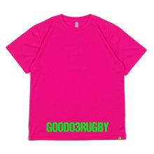 <img class='new_mark_img1' src='https://img.shop-pro.jp/img/new/icons9.gif' style='border:none;display:inline;margin:0px;padding:0px;width:auto;' />【3Lのみ】O3 RUGBY GAME wear & goods GOODBLACKS dry S/S TEE -neon pink-