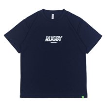 O3 RUGBY GAME wear & goods  ALL ICON S/S TEE -navy-