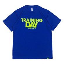 O3 RUGBY GAME wear & goods TRAINING DAY dry S/S TEE -r.blue-