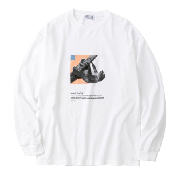 POET MEETS DUBWISE | THE SLOTH OF LIFE Inkjet Photo L/S T-Shirt -Candyrim  STORE-