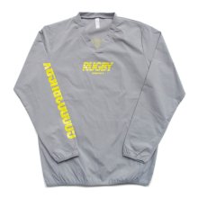 <img class='new_mark_img1' src='https://img.shop-pro.jp/img/new/icons5.gif' style='border:none;display:inline;margin:0px;padding:0px;width:auto;' />O3 RUGBY GAME wear & goods GOODRUGBY STRETCH NYLON PULLOVER -gray/yellow-