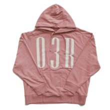 O3 RUGBY GAME wear & goods BIG O3R PULLOVER HOOD -pink-