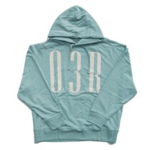 O3 RUGBY GAME wear & goods BIG O3R PULLOVER HOOD -mint-