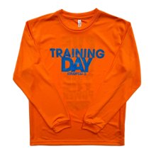 <img class='new_mark_img1' src='https://img.shop-pro.jp/img/new/icons9.gif' style='border:none;display:inline;margin:0px;padding:0px;width:auto;' />O3 RUGBY GAME wear & goods TRAINING DAY dry L/S TEE -orange/blue-