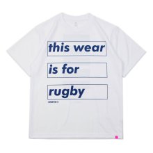 <img class='new_mark_img1' src='https://img.shop-pro.jp/img/new/icons2.gif' style='border:none;display:inline;margin:0px;padding:0px;width:auto;' />O3 RUGBY GAME wear & goods this wear dry S/S TEE -white/navy-