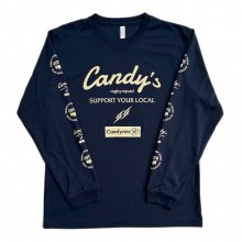 <img class='new_mark_img1' src='https://img.shop-pro.jp/img/new/icons9.gif' style='border:none;display:inline;margin:0px;padding:0px;width:auto;' />O3 RUGBY GAME wear & goods Candy's S.Y.L. dry L/S TEE -navy-