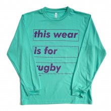 <img class='new_mark_img1' src='https://img.shop-pro.jp/img/new/icons9.gif' style='border:none;display:inline;margin:0px;padding:0px;width:auto;' />O3 RUGBY GAME wear & goods this wear dry L/S TEE -mint-