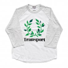 TRANSPORT LAUREL heavy weight B.B. TEE -candyrim exclusive- -white/gray-