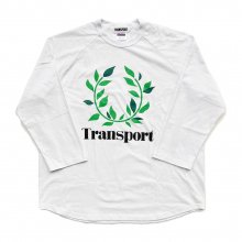 TRANSPORT LAUREL heavy weight B.B. TEE -candyrim exclusive- -white-