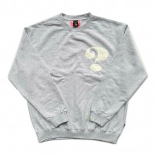 CANDYRIM -wareline- WHY CREWNECK SWEAT heavyweight -gray-