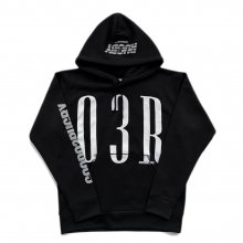 <img class='new_mark_img1' src='https://img.shop-pro.jp/img/new/icons9.gif' style='border:none;display:inline;margin:0px;padding:0px;width:auto;' />O3 RUGBY GAME wear & goods BIG O3R HOOD LOGO SWEAT -black-