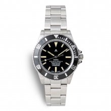 <img class='new_mark_img1' src='https://img.shop-pro.jp/img/new/icons15.gif' style='border:none;display:inline;margin:0px;padding:0px;width:auto;' />Naval Watch Produced By LOWERCASE FRXE001 Sweep Second Sec.hands Diver S/S 3 links Metal band