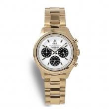 <img class='new_mark_img1' src='https://img.shop-pro.jp/img/new/icons15.gif' style='border:none;display:inline;margin:0px;padding:0px;width:auto;' />Naval Watch Produced By LOWERCASE FRXC016 Chronograph 3links S/S Metal strap