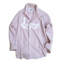 <img class='new_mark_img1' src='https://img.shop-pro.jp/img/new/icons15.gif' style='border:none;display:inline;margin:0px;padding:0px;width:auto;' />Hombre Nino STRIPE DISCO CULT SHIRT -pink- desing by SARCASTIC 