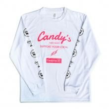 <img class='new_mark_img1' src='https://img.shop-pro.jp/img/new/icons15.gif' style='border:none;display:inline;margin:0px;padding:0px;width:auto;' />O3 RUGBY GAME wear & goods Candy's S.Y.L. L/S TEE -white/aurorapink-