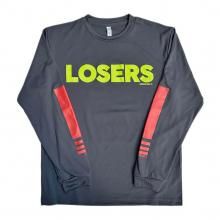 <img class='new_mark_img1' src='https://img.shop-pro.jp/img/new/icons15.gif' style='border:none;display:inline;margin:0px;padding:0px;width:auto;' />O3 RUGBY GAME wear & goods LOSERS dry L/S TEE -d.gray-