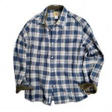 <img class='new_mark_img1' src='https://img.shop-pro.jp/img/new/icons15.gif' style='border:none;display:inline;margin:0px;padding:0px;width:auto;' />THE BLUEST OVERALLS CHECK EZ SHIRTS -navy-